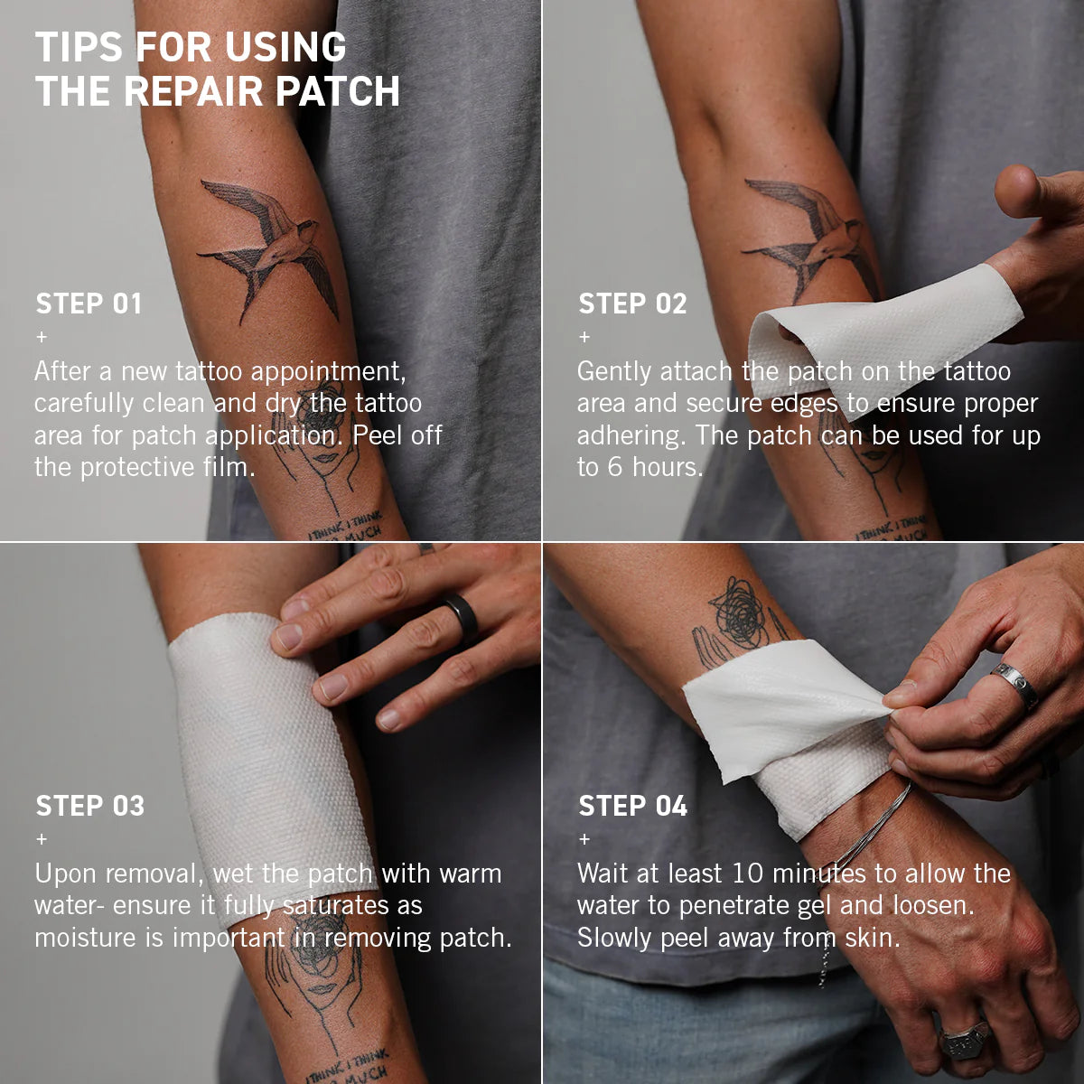 Tattoo Rapid Repair Patches by Mad Rabbit 3 sheets