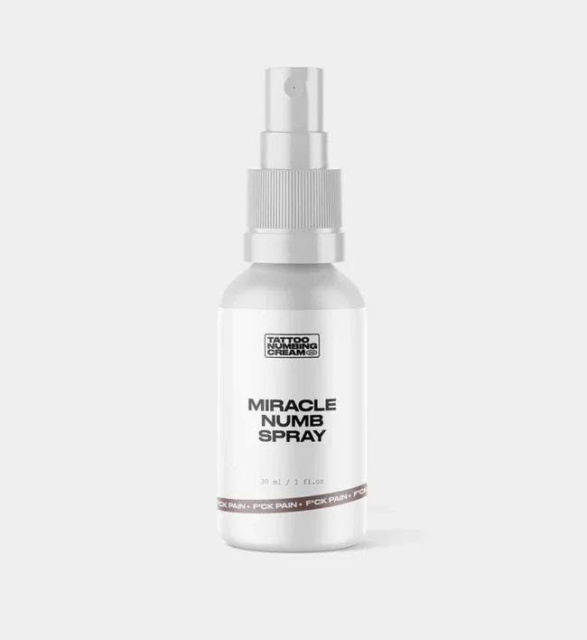 Miracle Numb Spray - the ultimate numbing spray for tattoos
