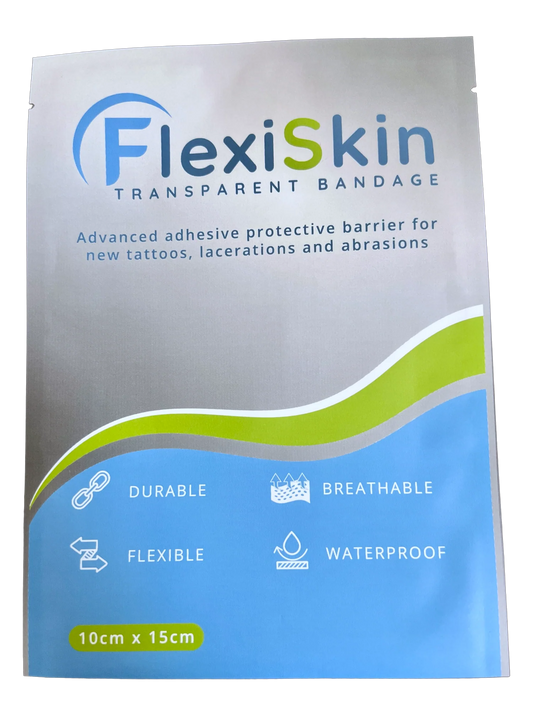 FlexiSkin 2ND Tattoo Bandage 6 peices of 10cm x 15cm